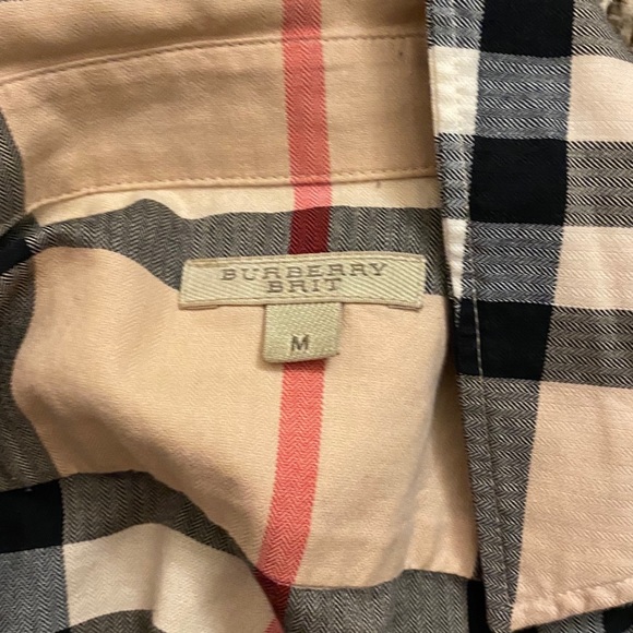 Long sleeve burberry shirt - Picture 3 of 3